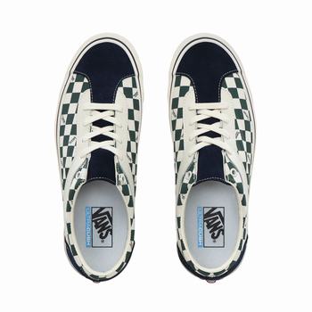 Damske Tenisky Vans Checkerboard Bold NI Modre/Zelene VA51OZYFG